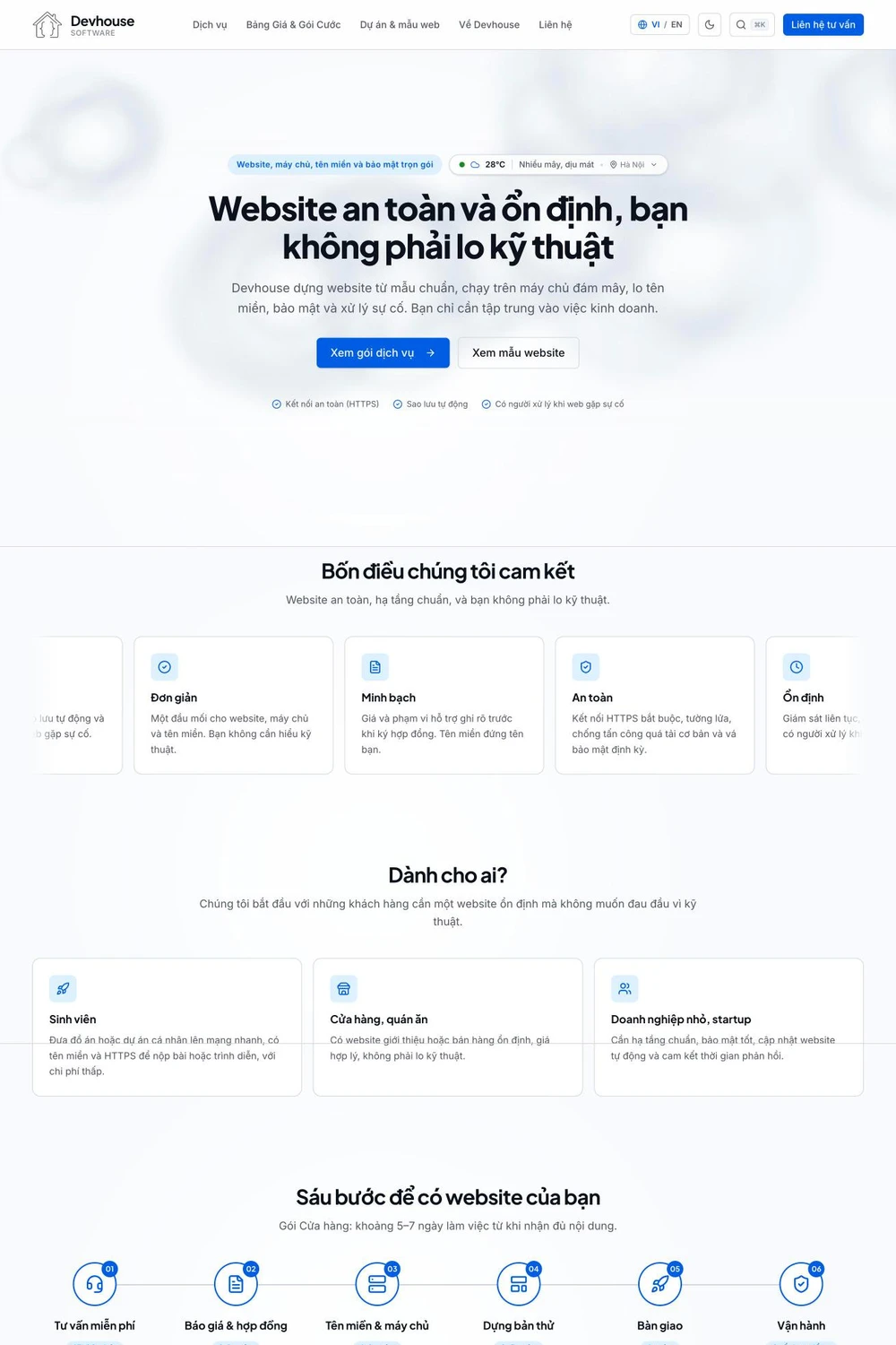 Nền tảng website devhouse.vn – ảnh 1