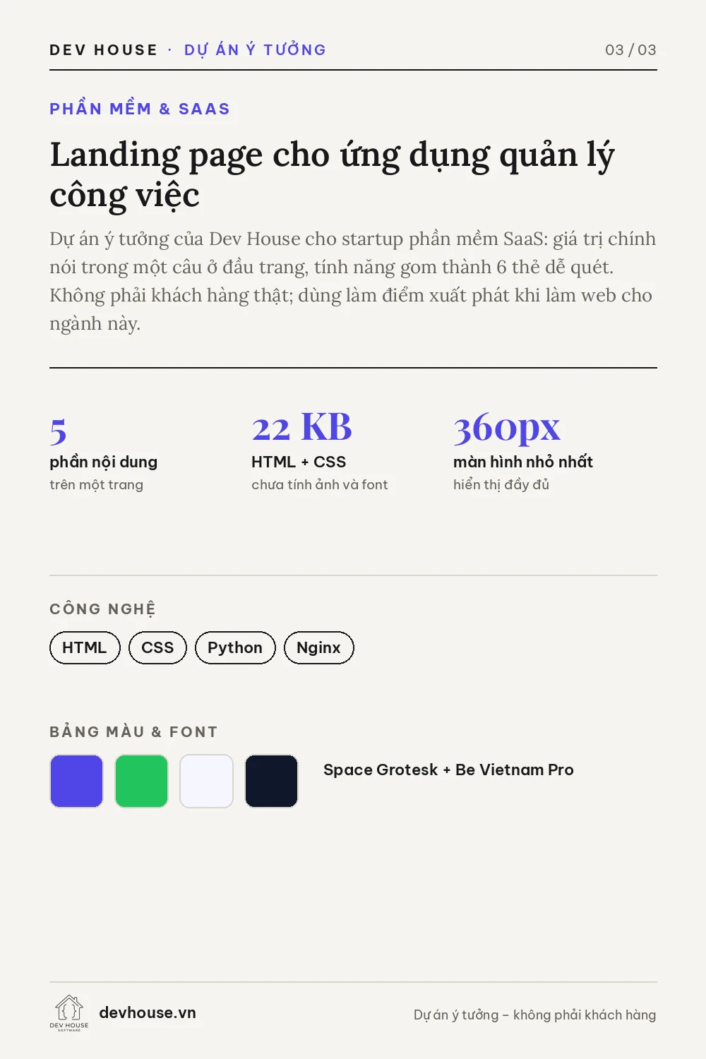Landing page for a task management app – image 3