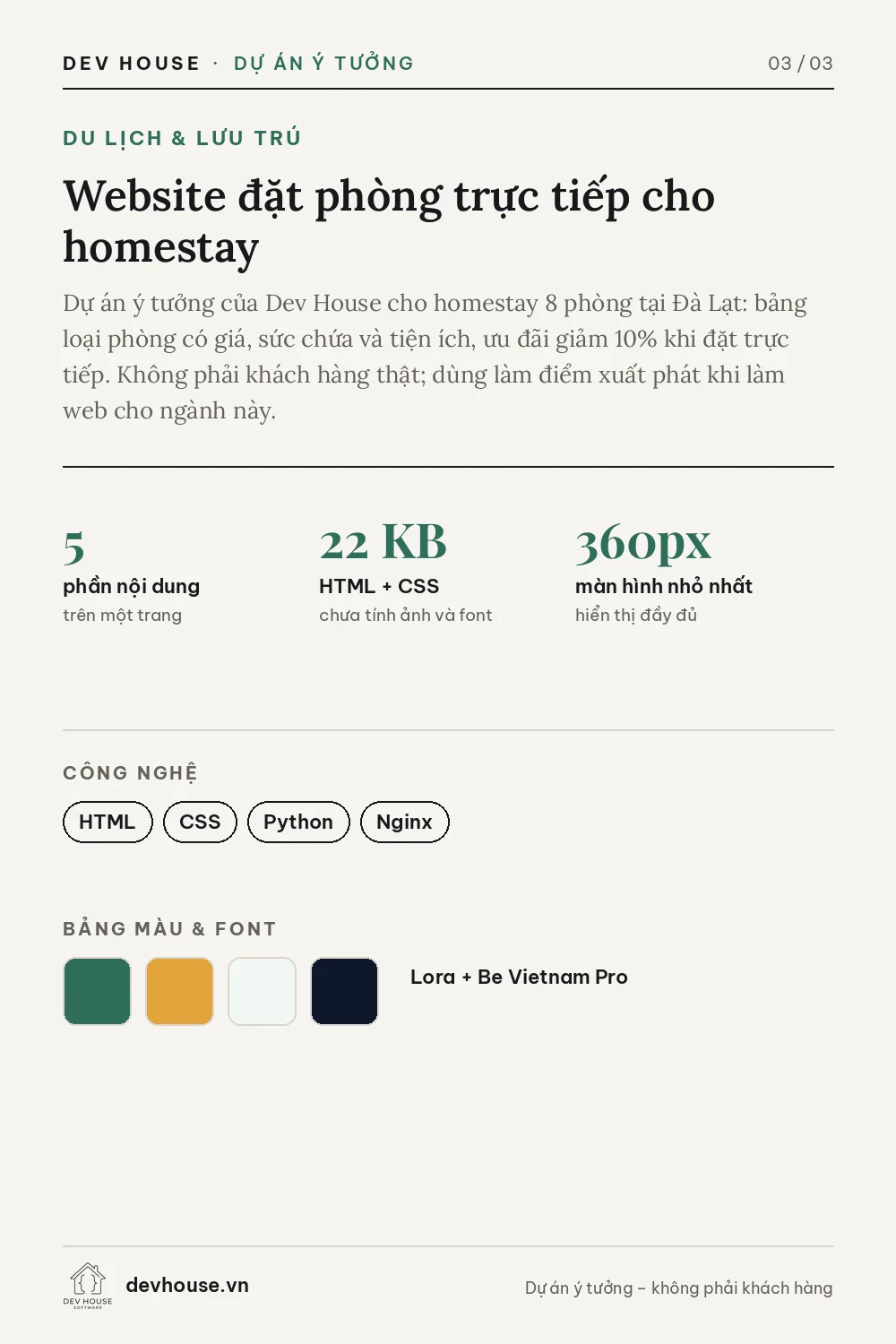 Website đặt phòng trực tiếp cho homestay – ảnh 3