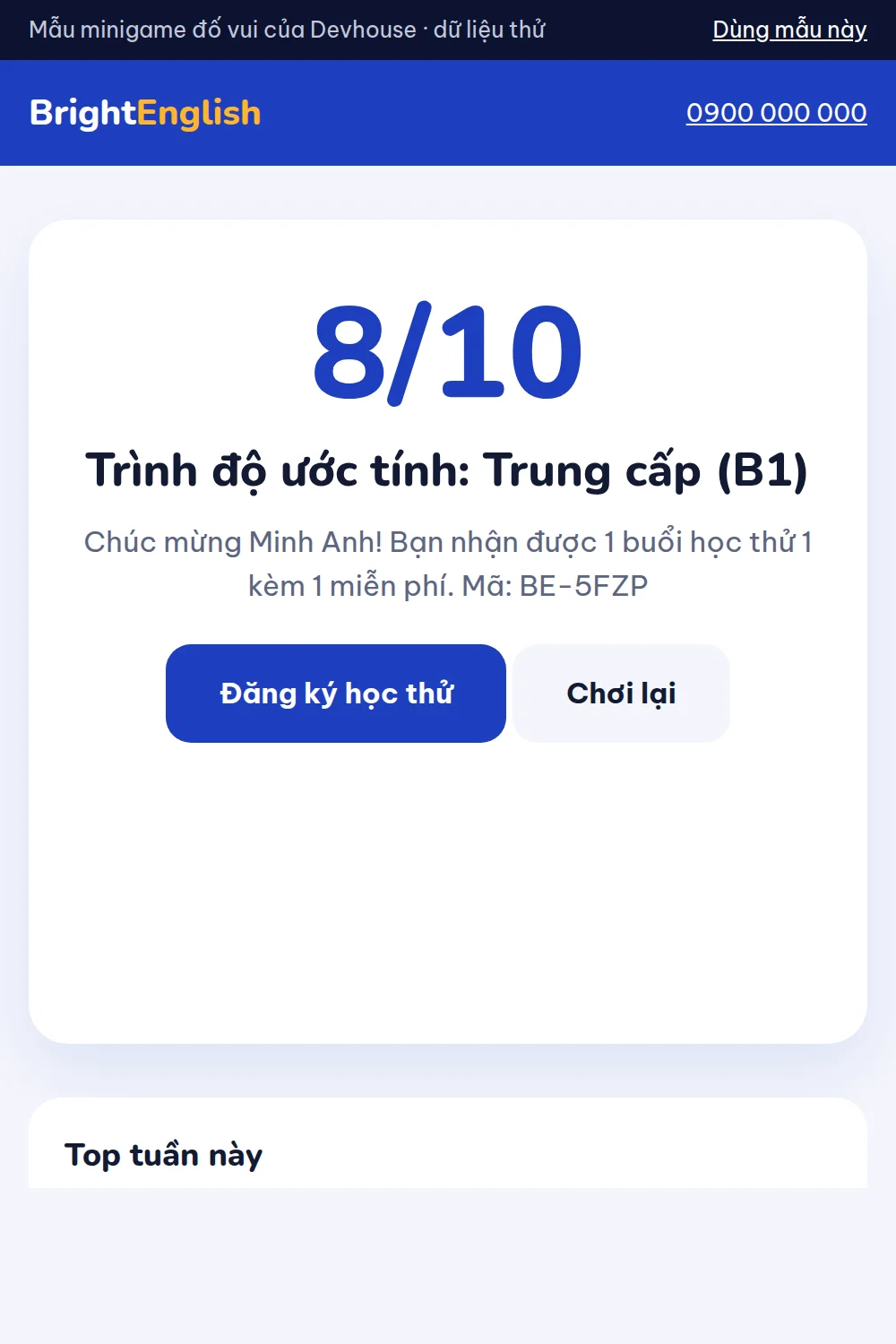 English quiz for a language centre – image 3