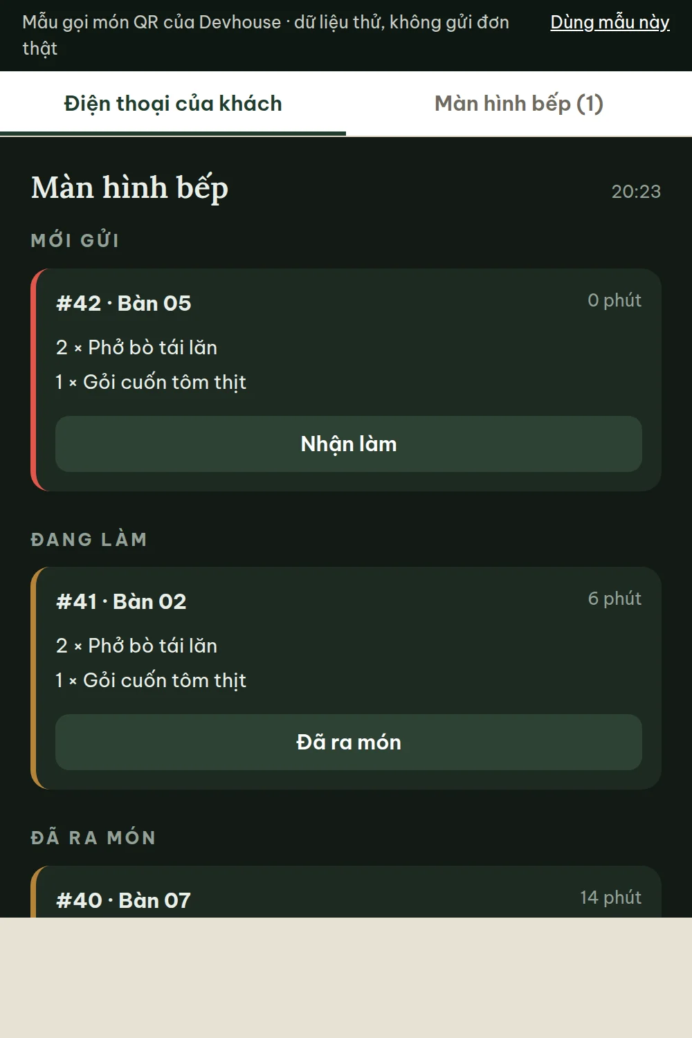 Gọi món QR tại bàn cho nhà hàng – ảnh 3